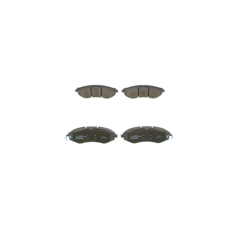 Bremsbelagsatz, Scheibenbremse BOSCH 0 986 494 343 für OPEL SAAB VAUXHALL DAEWOO