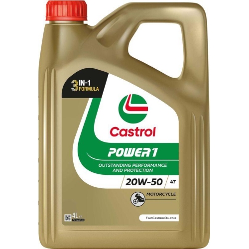 CASTROL 15F57A Motor&ouml;l Castrol POWER1 4T 20W-50 f&uuml;r