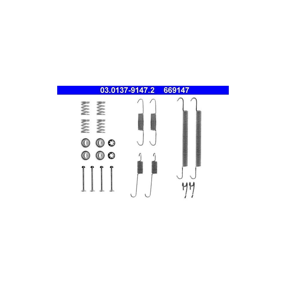 Zubeh&ouml;rsatz, Bremsbacken ATE 03.0137-9147.2 f&uuml;r BMW, Hinterachse