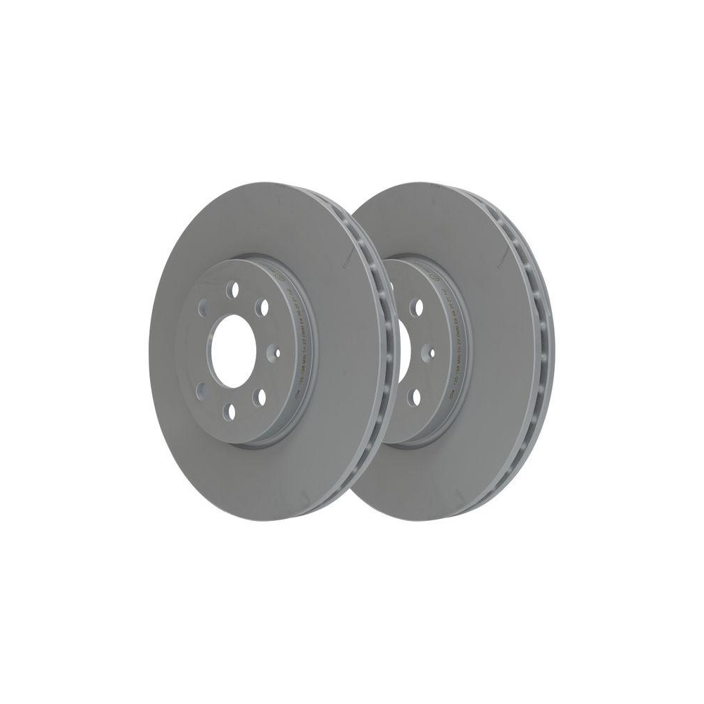 Bremsscheibe ATE 24.0125-0198.1 f&uuml;r OPEL VAUXHALL, Vorderachse