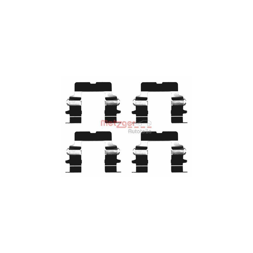 Zubeh&ouml;rsatz, Scheibenbremsbelag METZGER 109-1161 f&uuml;r MITSUBISHI, Vorderachse