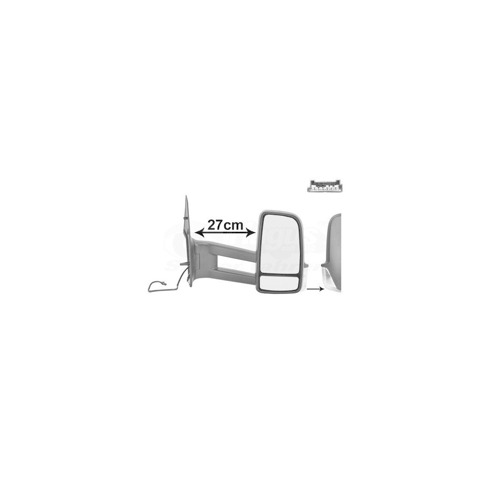 Au&szlig;enspiegel VAN WEZEL 5862824 * HAGUS * f&uuml;r VW, rechts