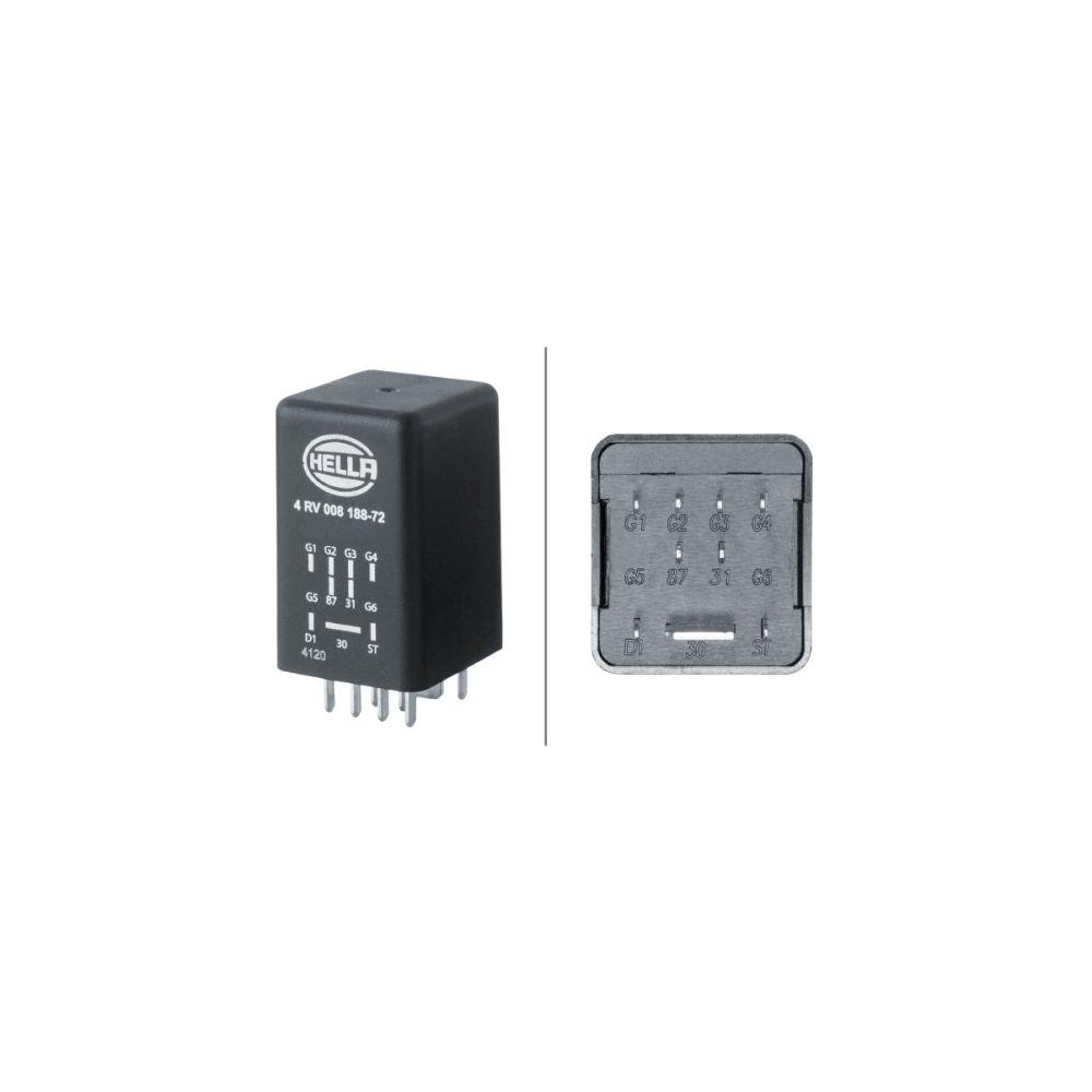 HELLA Steuergerät, Glühzeit 4RV 008 188-721 für AUDI SEAT SKODA VW HITACHI