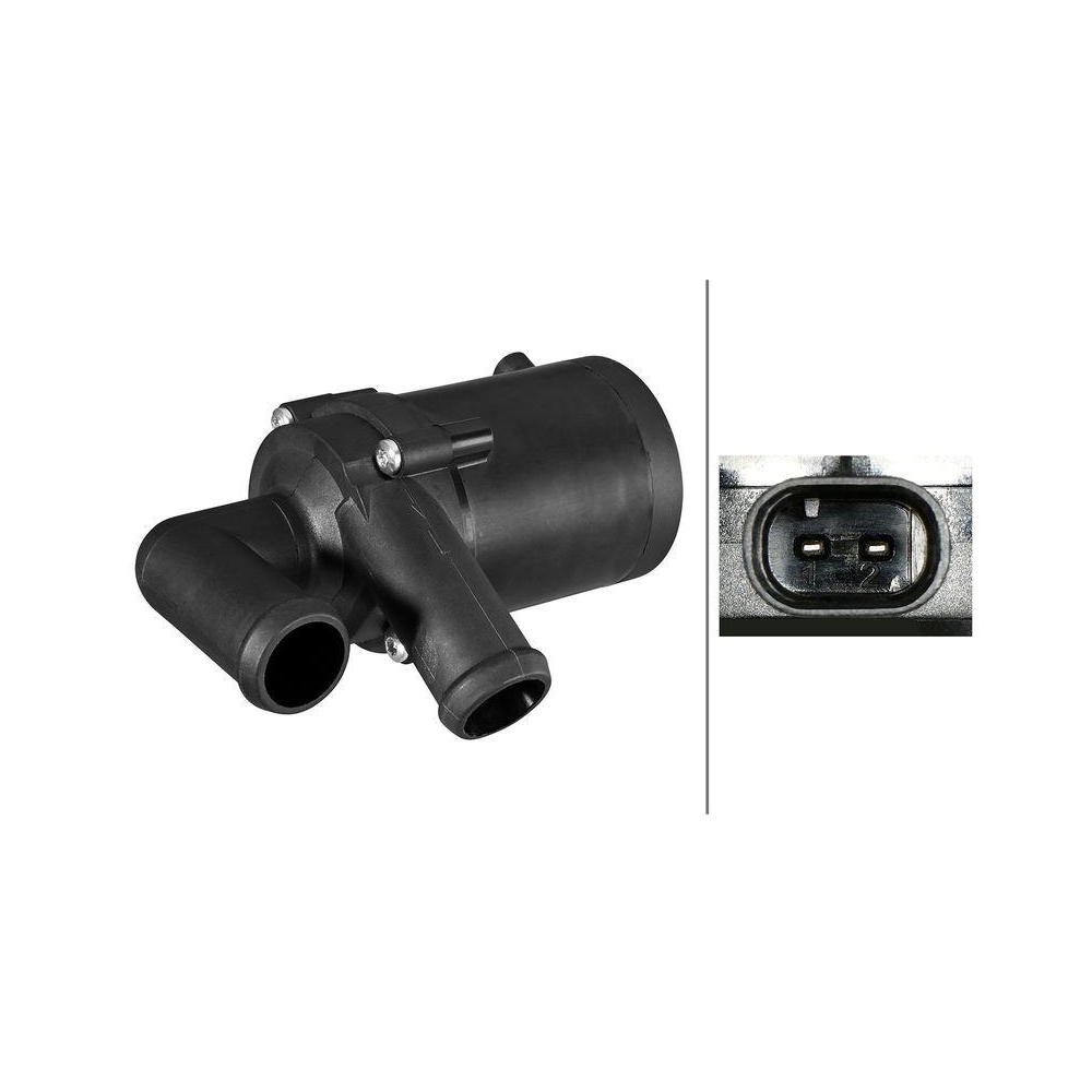 HELLA Zusatzwasserpumpe (K&uuml;hlwasserkreislauf) 8TW 358 304-631 f&uuml;r AUDI SEAT VW