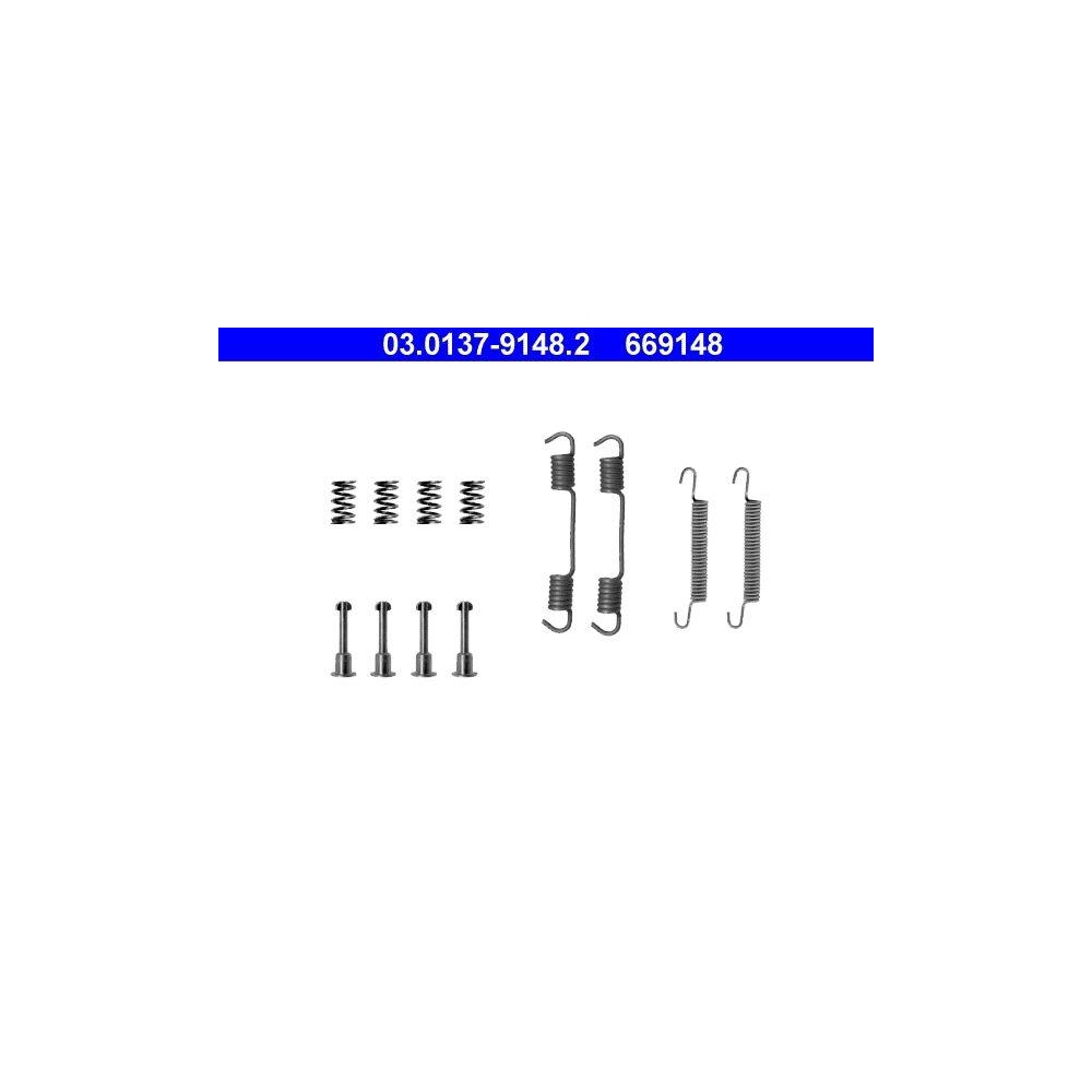 Zubeh&ouml;rsatz, Feststellbremsbacken ATE 03.0137-9148.2 f&uuml;r BMW, Hinterachse