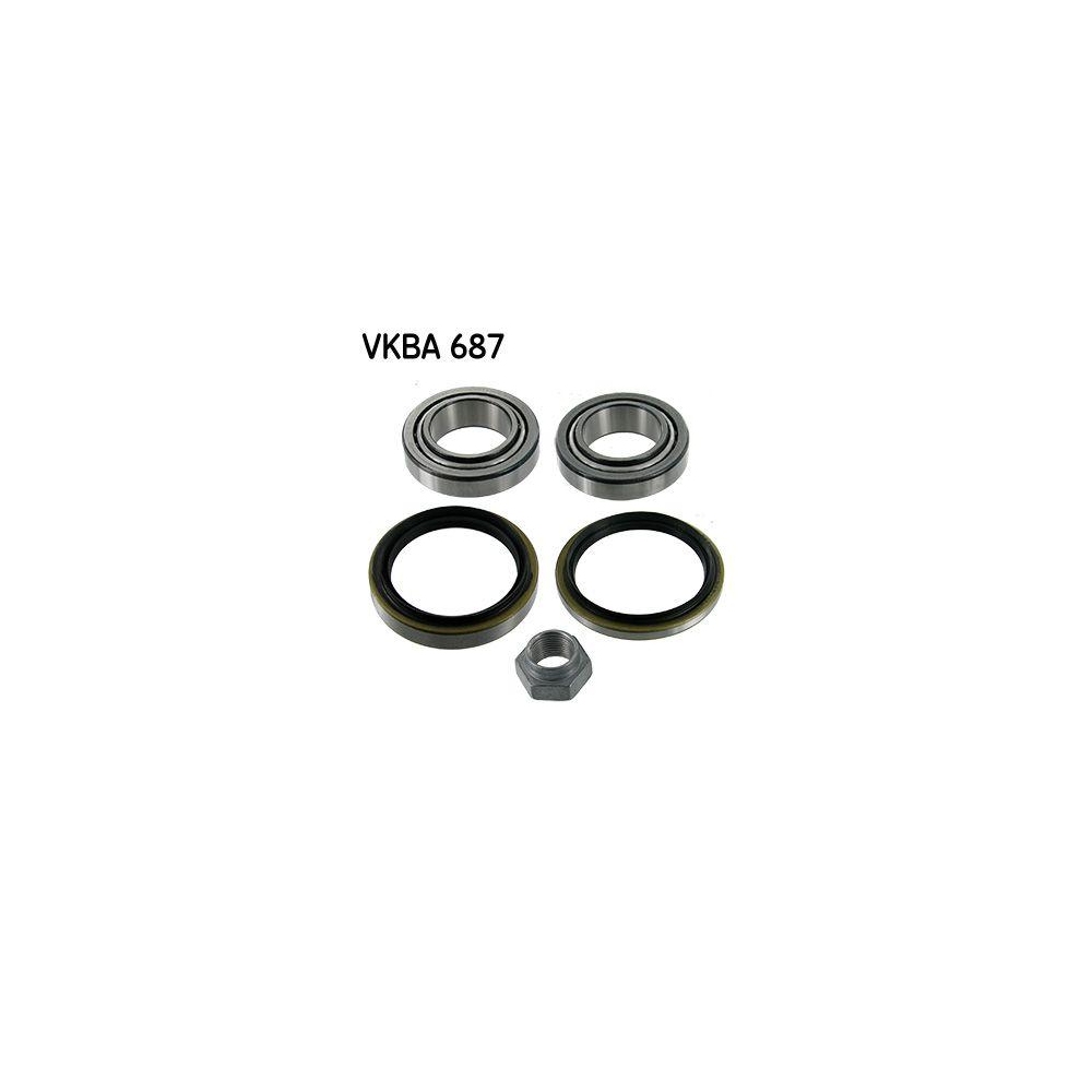 Radlagersatz SKF VKBA 687 f&uuml;r FORD, Vorderachse