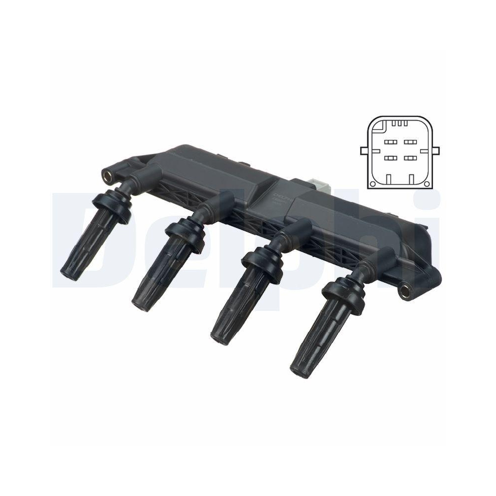 DELPHI CE20011-12B1 Z&uuml;ndspule f&uuml;r CITRO&Euml;N FIAT PEUGEOT HITACHI
