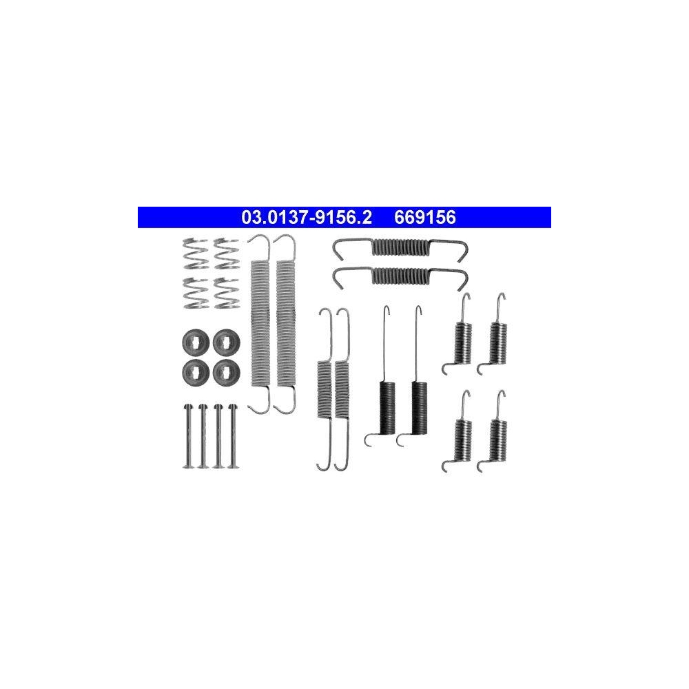 Zubeh&ouml;rsatz, Bremsbacken ATE 03.0137-9156.2 f&uuml;r VAG, Hinterachse