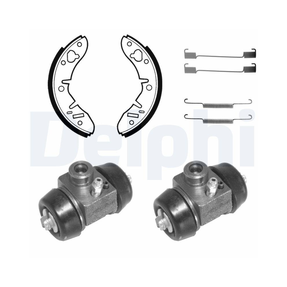 DELPHI 688 Bremsbackensatz f&uuml;r, Hinterachse