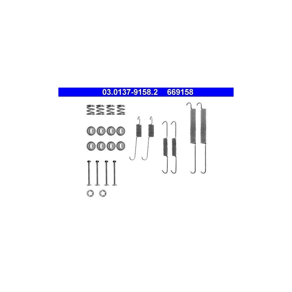 Zubeh&ouml;rsatz, Bremsbacken ATE 03.0137-9158.2 f&uuml;r CITRO&Euml;N PEUGEOT RENAULT