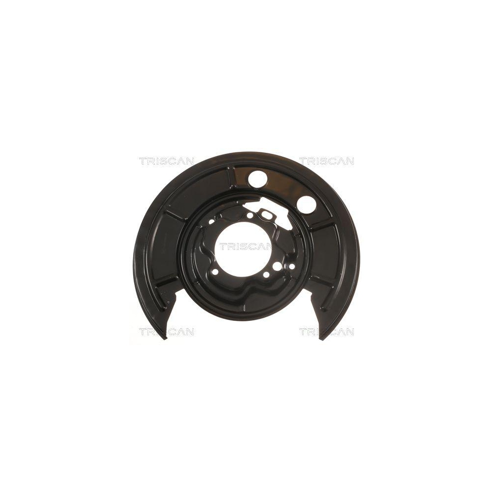 Spritzblech, Bremsscheibe TRISCAN 8125 15201 f&uuml;r FIAT PEUGEOT, Hinterachse links