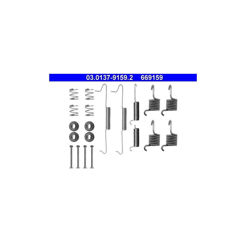 Zubeh&ouml;rsatz, Bremsbacken ATE 03.0137-9159.2 f&uuml;r, Hinterachse