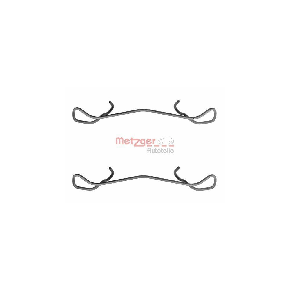 Zubeh&ouml;rsatz, Scheibenbremsbelag METZGER 109-1189 f&uuml;r, Hinterachse