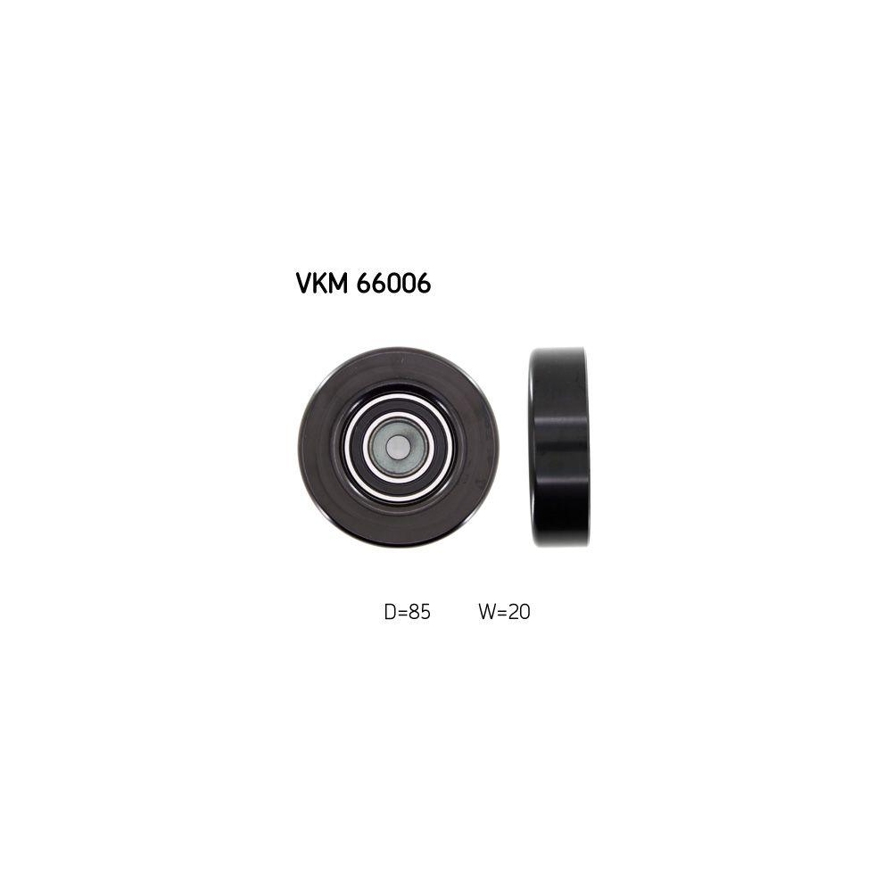 Umlenk-/F&uuml;hrungsrolle, Keilrippenriemen SKF VKM 66006 f&uuml;r SUZUKI, unten