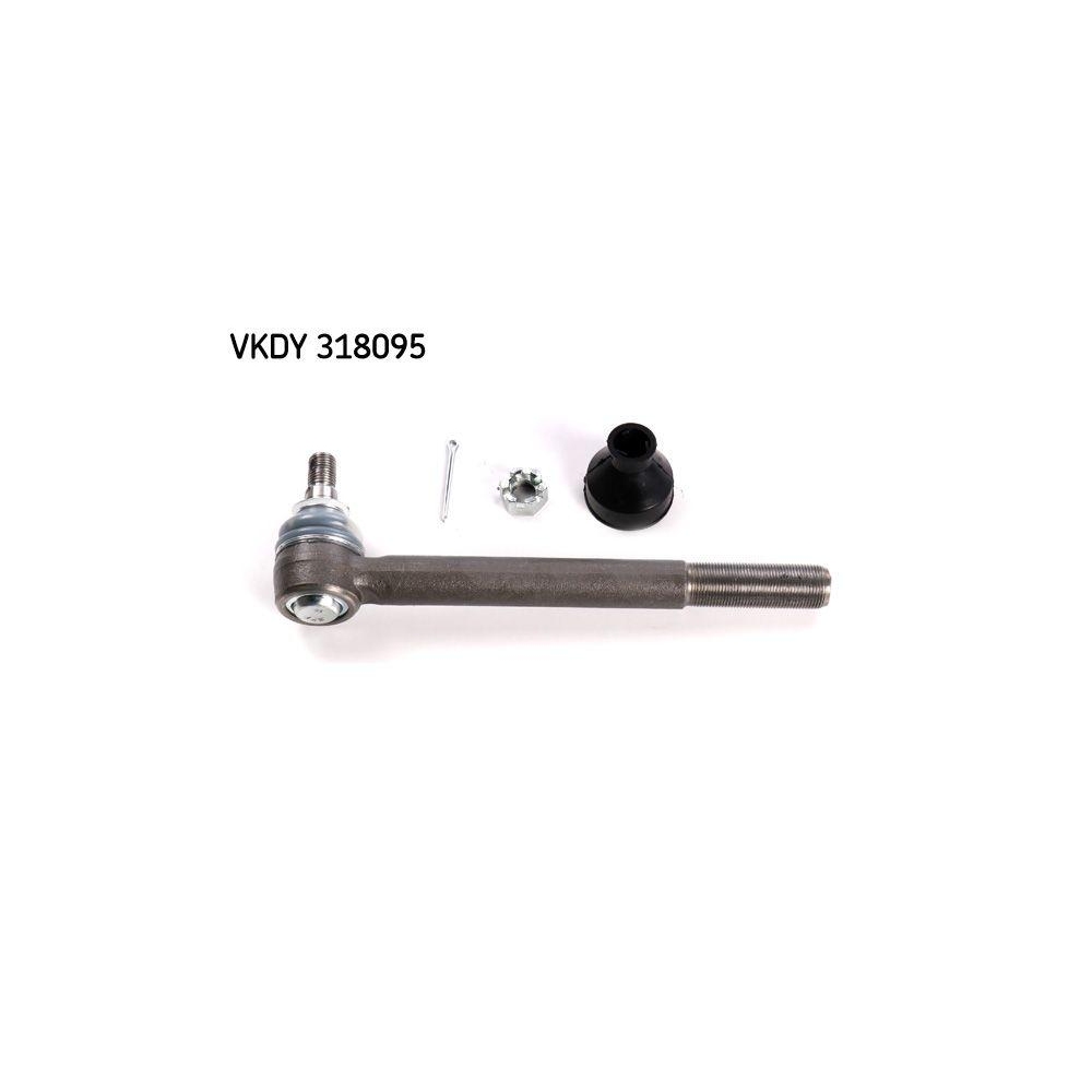 Spurstangenkopf SKF VKDY 318095 f&uuml;r MERCEDES-BENZ, Vorderachse, mitte