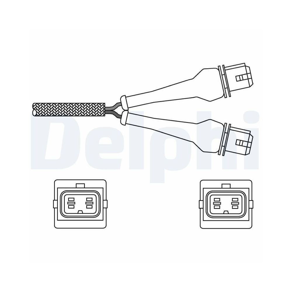 DELPHI ES20244-12B1 Lambdasonde f&uuml;r CITRO&Euml;N PEUGEOT