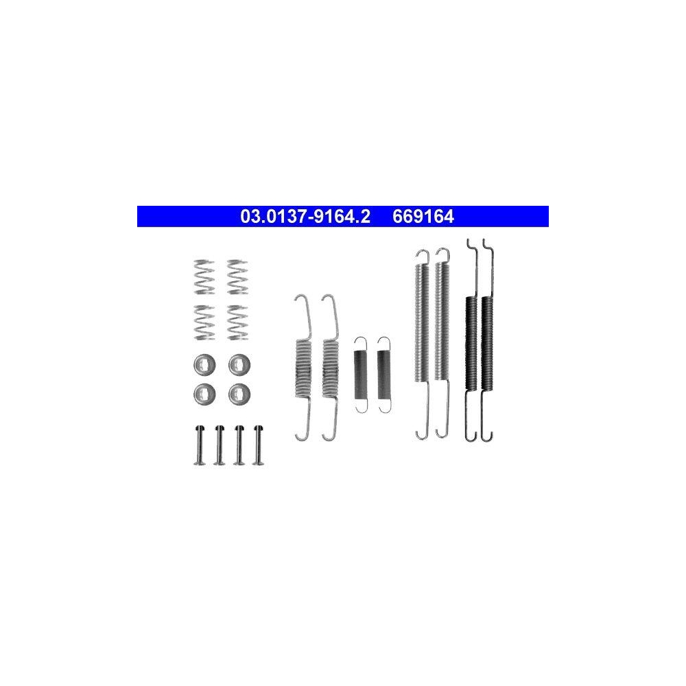 Zubeh&ouml;rsatz, Bremsbacken ATE 03.0137-9164.2 f&uuml;r, Hinterachse
