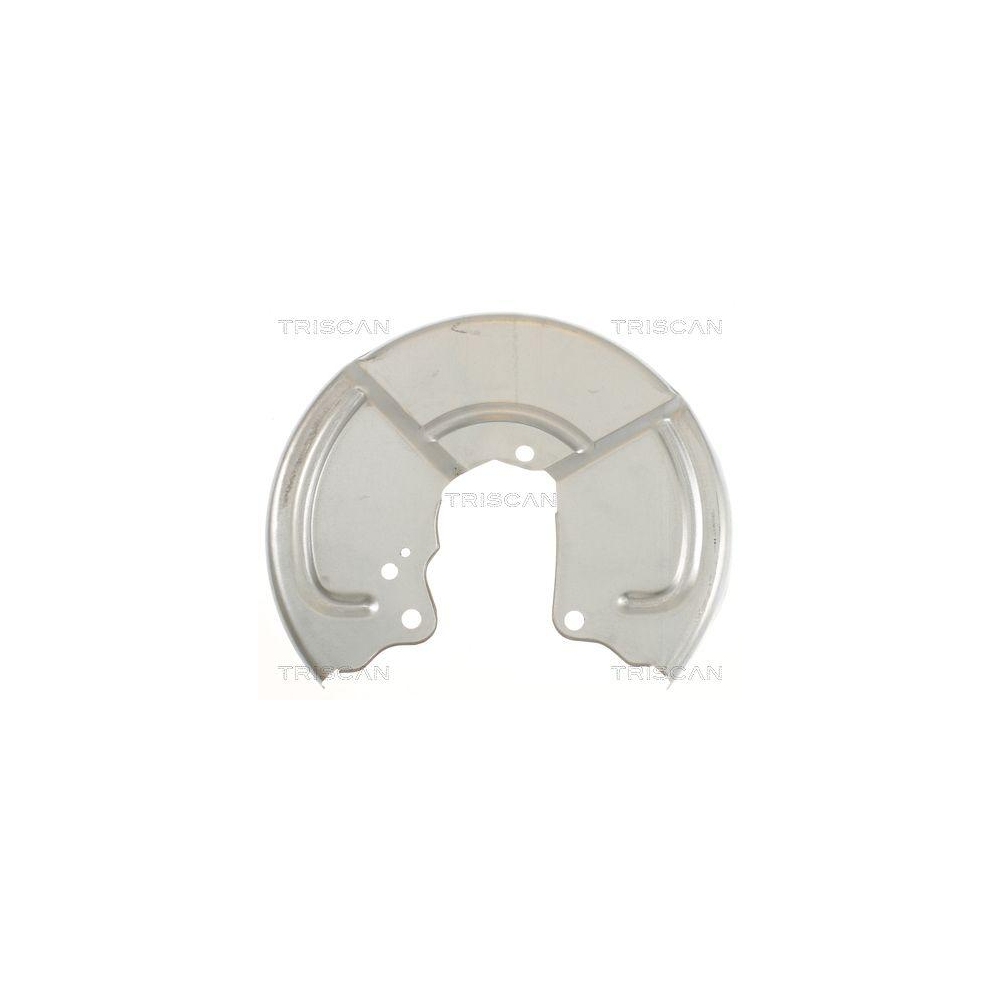 Spritzblech, Bremsscheibe TRISCAN 8125 15203 f&uuml;r FIAT, Hinterachse links