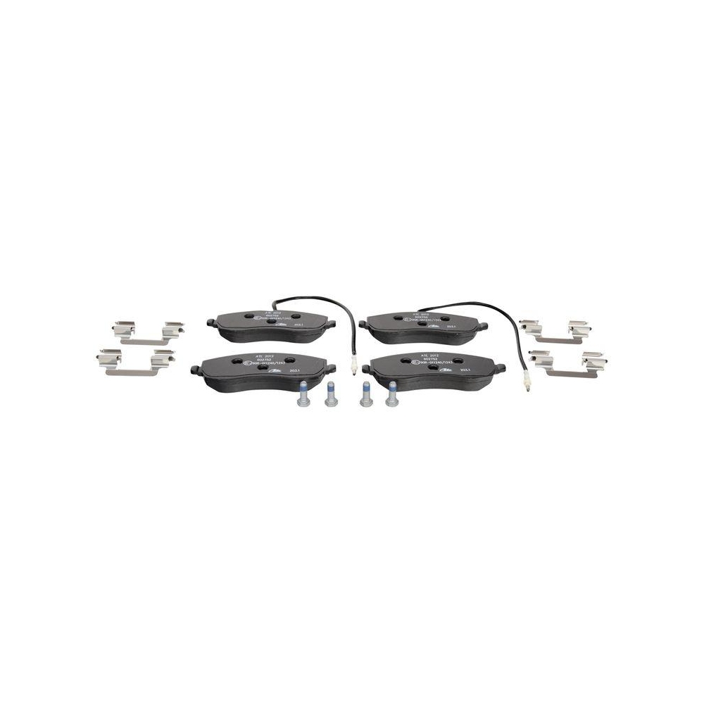 Bremsbelagsatz, Scheibenbremse ATE 13.0460-2752.2 f&uuml;r CITRO&Euml;N FIAT PEUGEOT