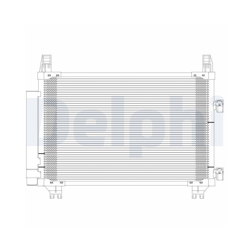 Kondensator, Klimaanlage DELPHI TSP0225625 für TOYOTA