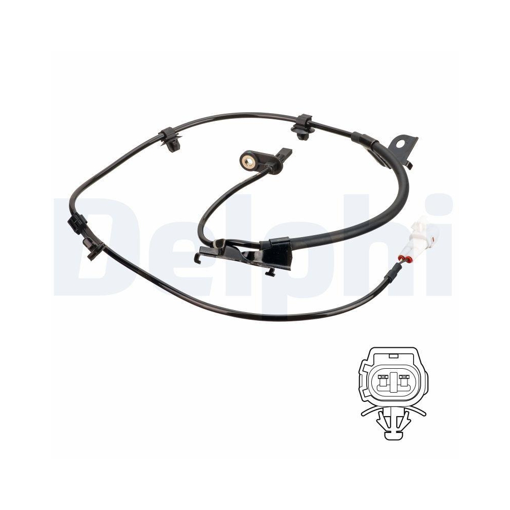 DELPHI SS20821 Sensor, Raddrehzahl f&uuml;r TOYOTA, Vorderachse links