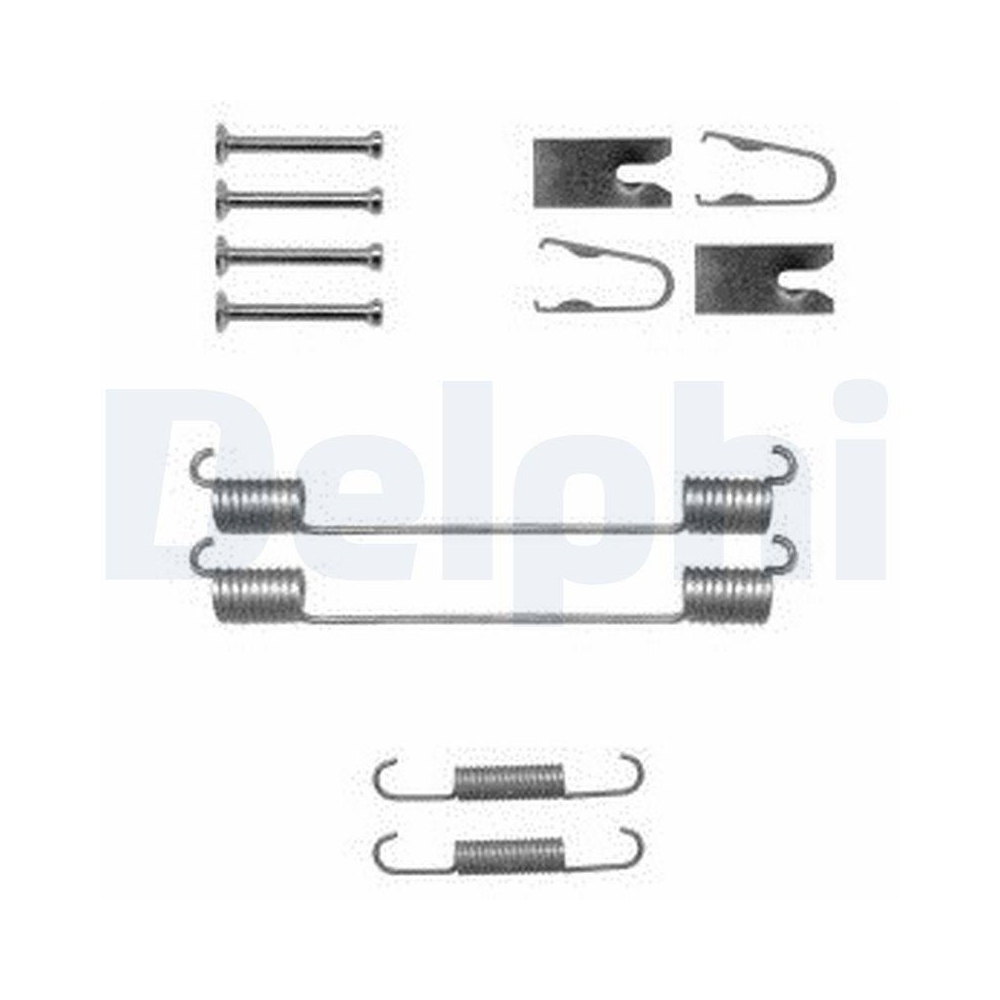 DELPHI LY1369 Zubehörsatz, Bremsbacken für, Hinterachse