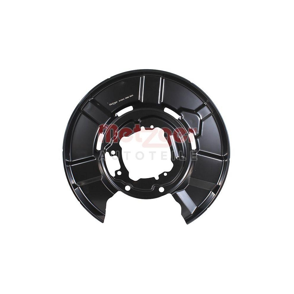 Spritzblech, Bremsscheibe METZGER AUTOTEILE 6115614 für BMW, Hinterachse rechts