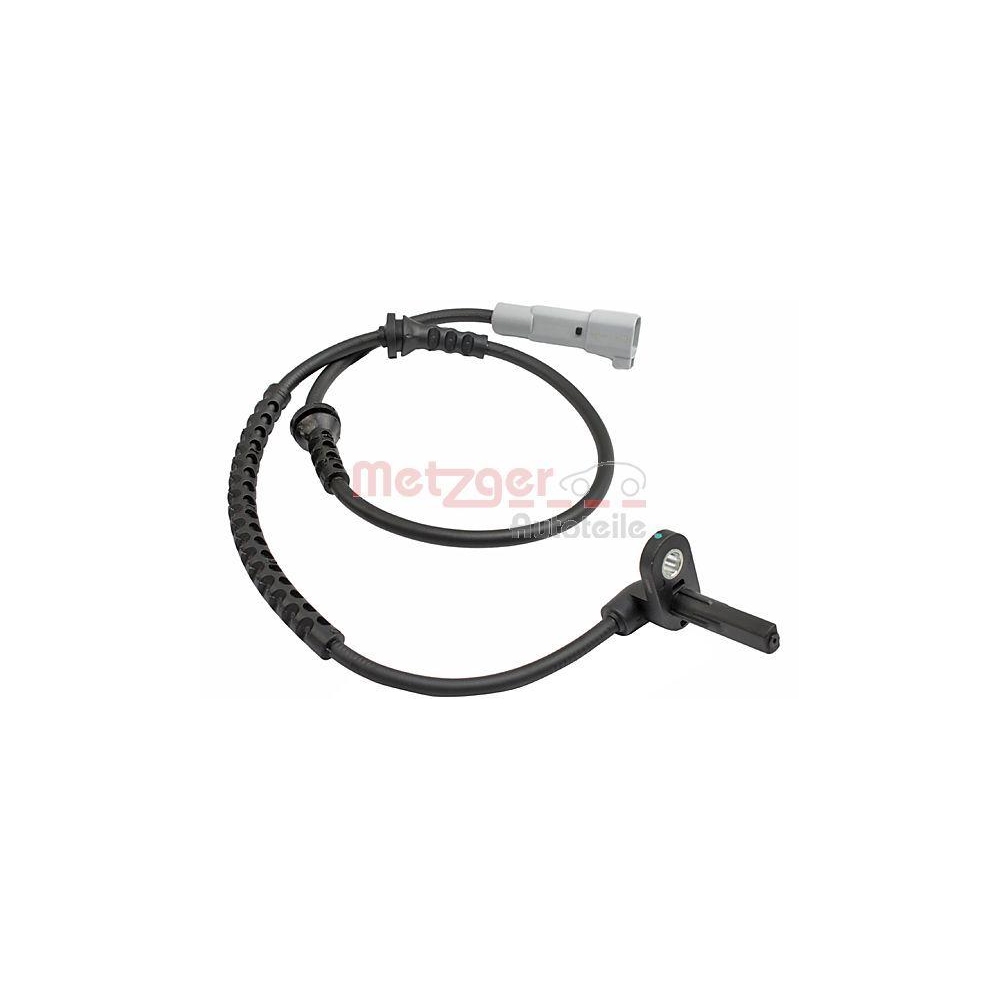 Sensor, Raddrehzahl METZGER 09001201 f&uuml;r OPEL GENERAL MOTORS, Vorderachse links