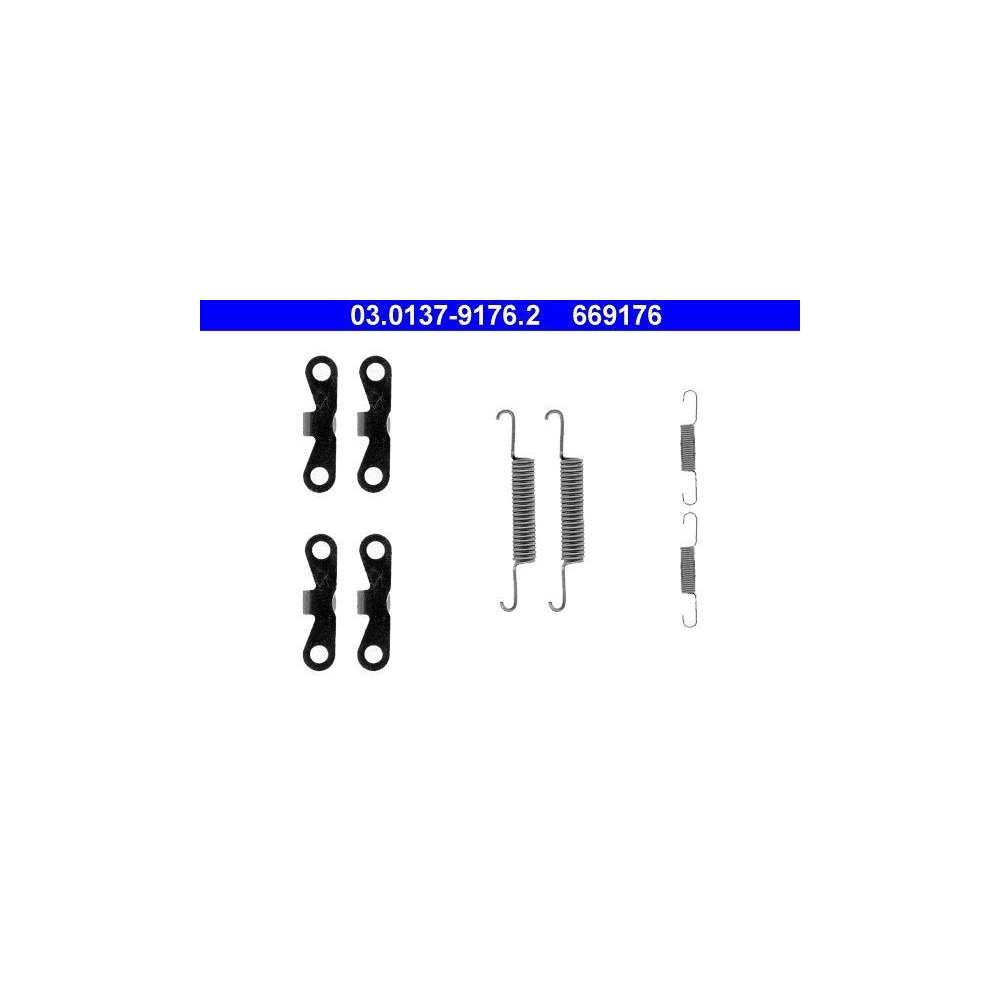 Zubeh&ouml;rsatz, Feststellbremsbacken ATE 03.0137-9176.2 f&uuml;r, Hinterachse