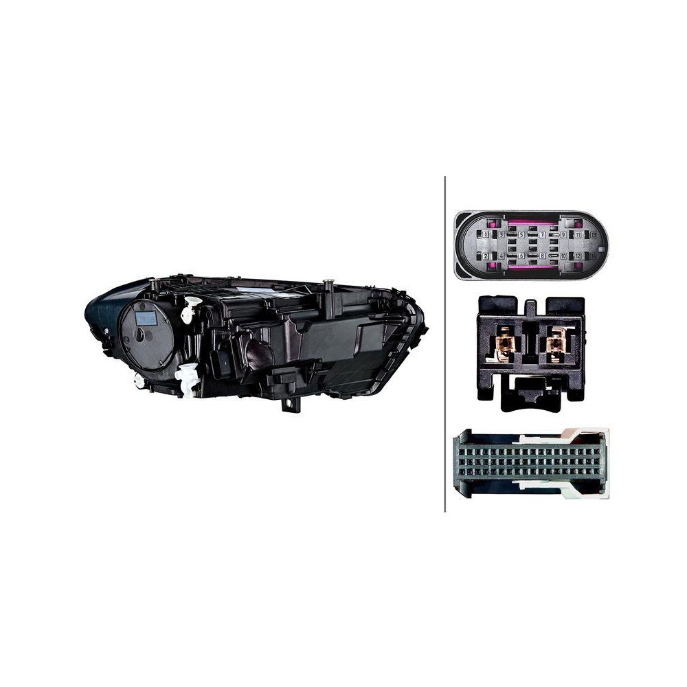 HELLA Hauptscheinwerfer 1EX 015 390-511 f&uuml;r MERCEDES-BENZ, links