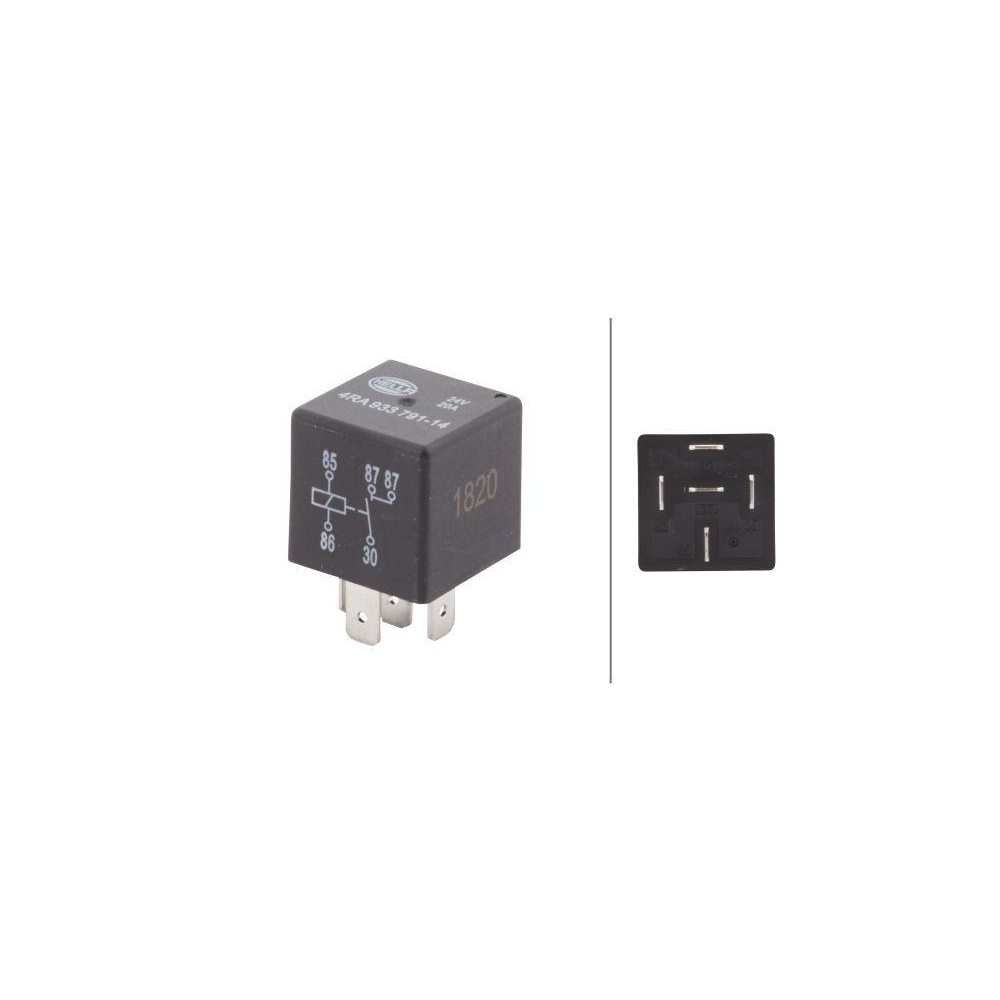 HELLA Relais, Arbeitsstrom 4RA 933 791-141 f&uuml;r DAF MAN SCANIA NEOPLAN TEREX