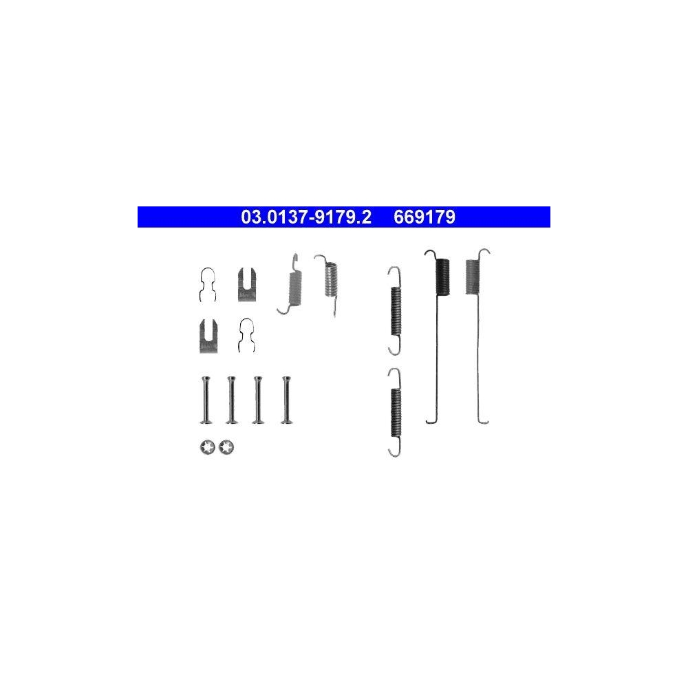Zubeh&ouml;rsatz, Bremsbacken ATE 03.0137-9179.2 f&uuml;r FORD, Hinterachse
