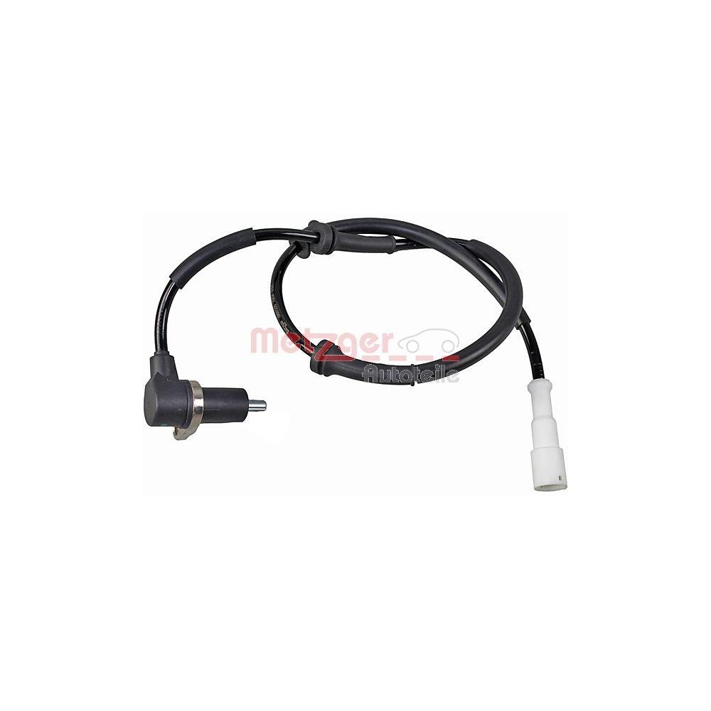 Sensor, Raddrehzahl METZGER 09001205 f&uuml;r RENAULT, Hinterachse links