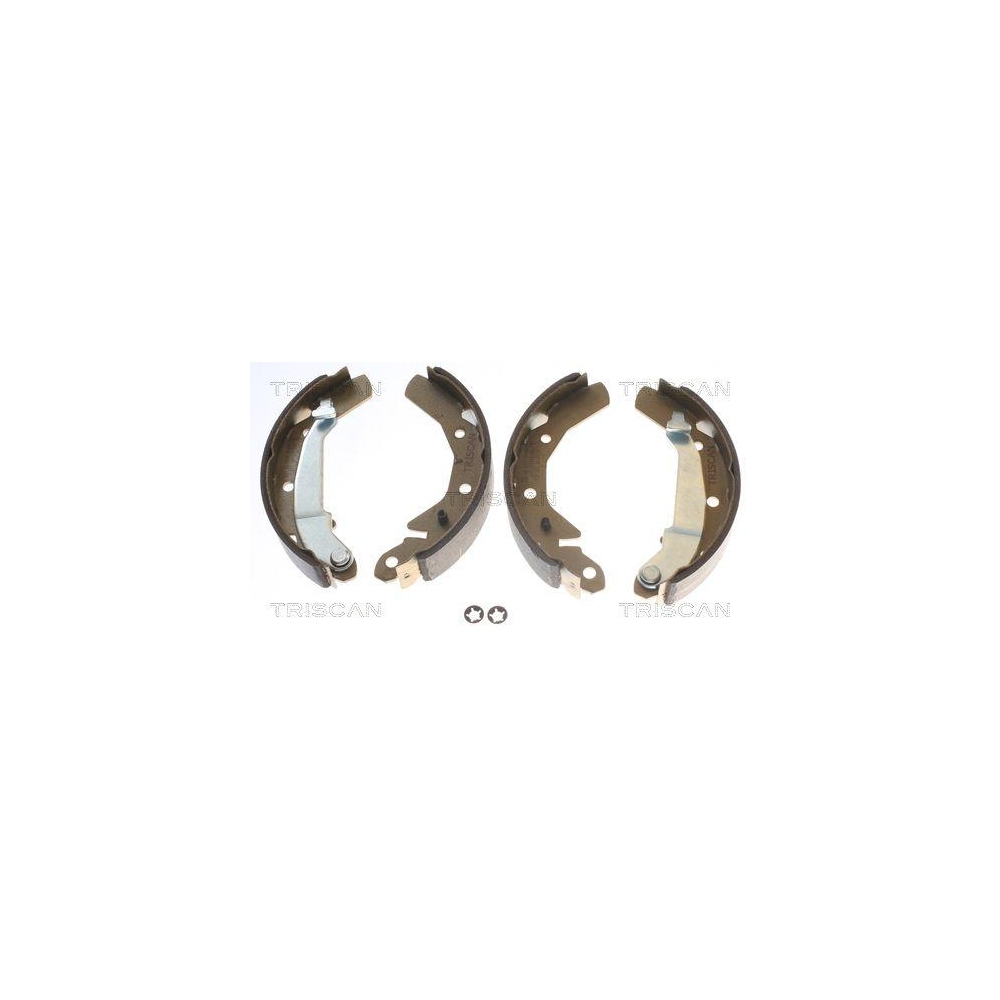 Bremsbackensatz TRISCAN 8100 21610 f&uuml;r CHEVROLET DAEWOO, Hinterachse