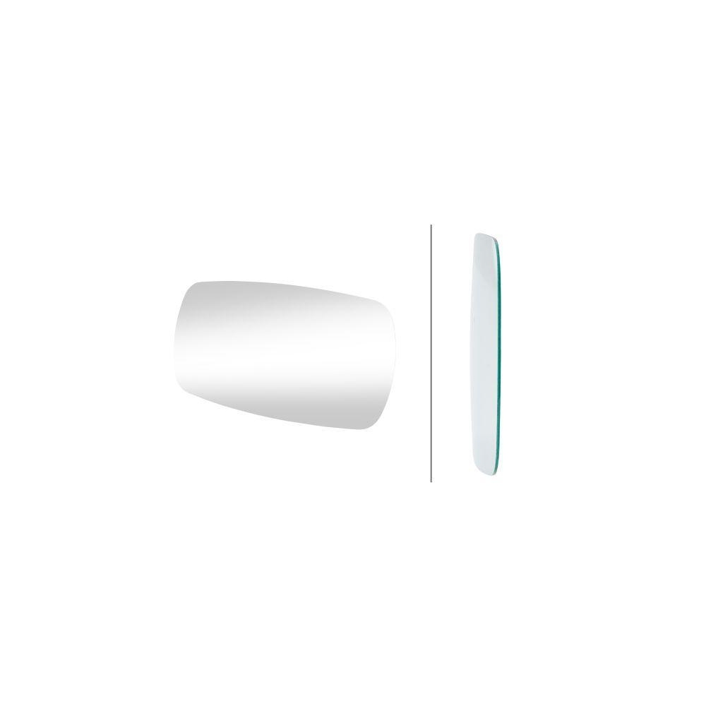 HELLA Spiegelglas 9EY 117 124-001 für MAN MERCEDES-BENZ JOHN DEERE, beidseitig