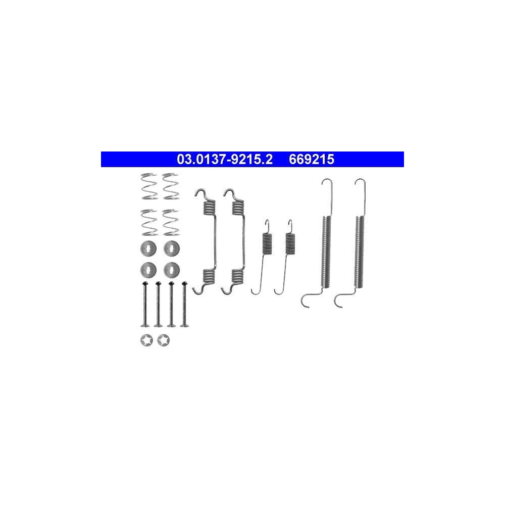 Zubeh&ouml;rsatz, Bremsbacken ATE 03.0137-9215.2 f&uuml;r, Hinterachse