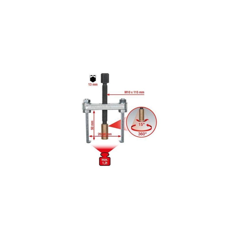 Abzieher, Wischarm KS TOOLS 700.1189 für