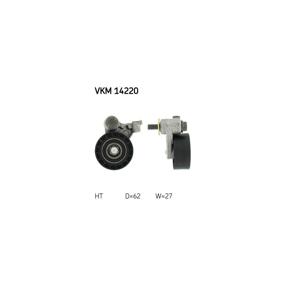 Spannrolle, Zahnriemen SKF VKM 14220 f&uuml;r FORD MAZDA, oben