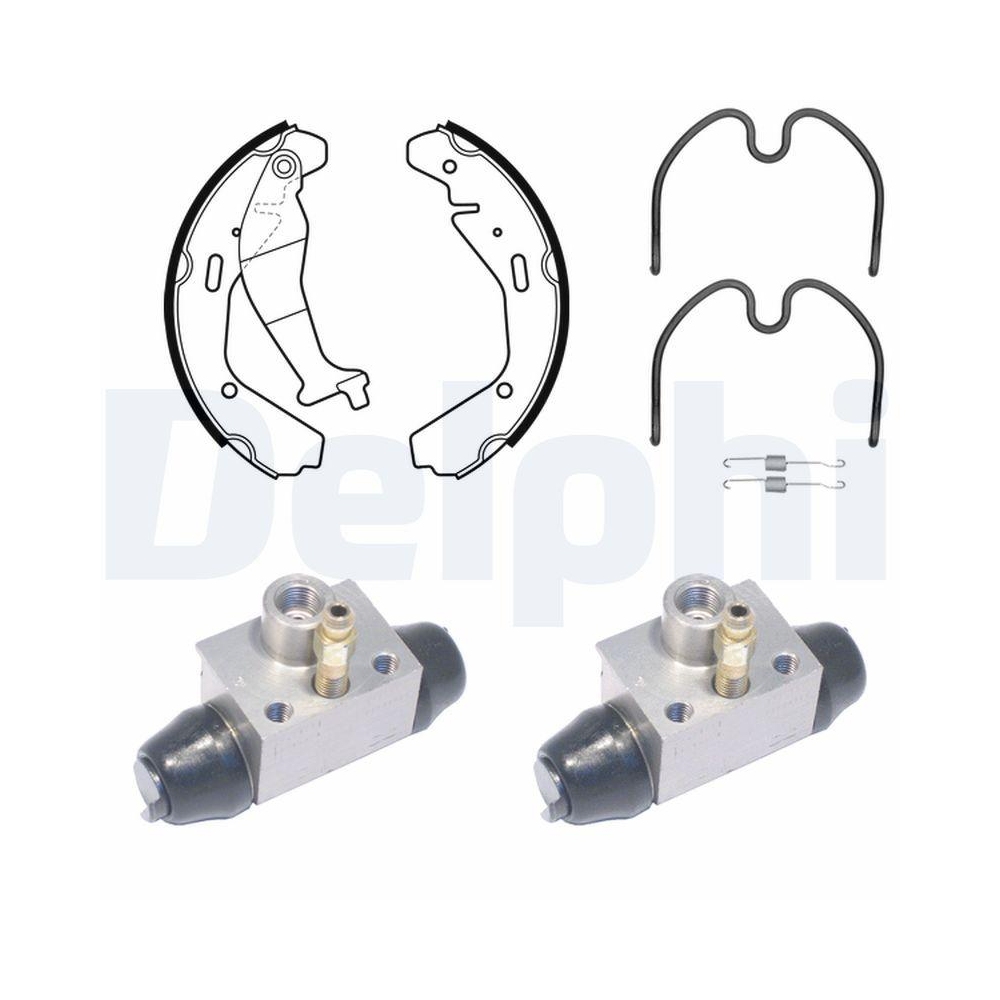 Bremsbackensatz DELPHI KP1109 für, Hinterachse