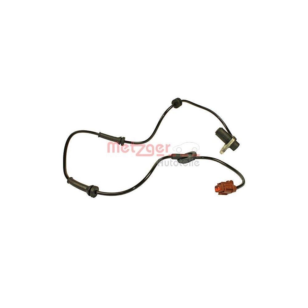 Sensor, Raddrehzahl METZGER 0900716 f&uuml;r NISSAN IKA, Vorderachse links