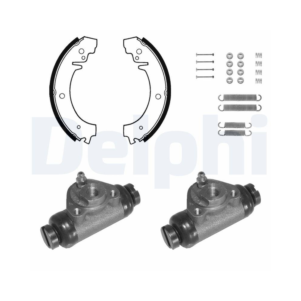DELPHI 803 Bremsbackensatz f&uuml;r, Hinterachse