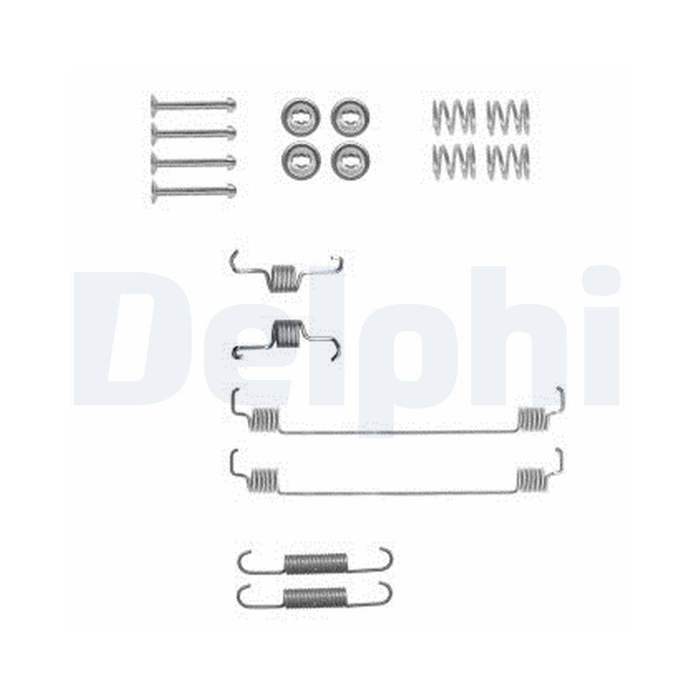 DELPHI LY1376 Zubeh&ouml;rsatz, Bremsbacken f&uuml;r, Hinterachse