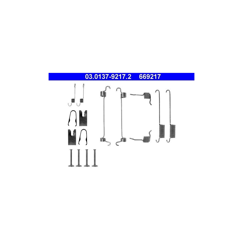 Zubeh&ouml;rsatz, Bremsbacken ATE 03.0137-9217.2 f&uuml;r FORD, Hinterachse