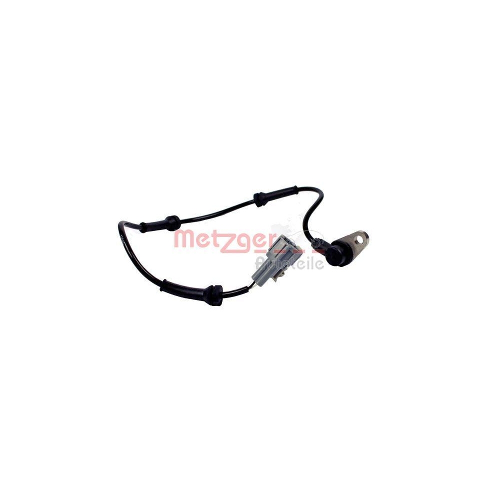 Sensor, Raddrehzahl METZGER 0900717 f&uuml;r NISSAN IKA, Hinterachse rechts