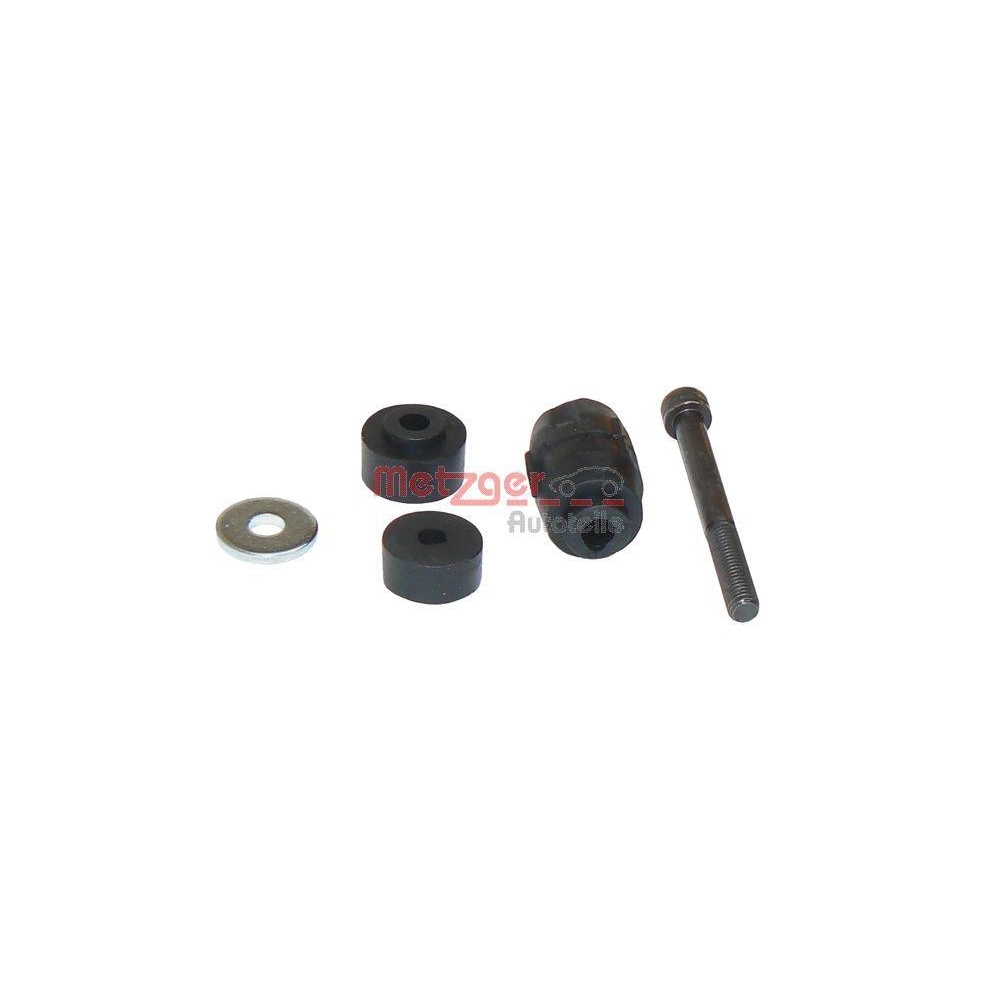 Lagerung, Stabilisator METZGER 52049118 KIT + f&uuml;r RENAULT, Vorderachse links