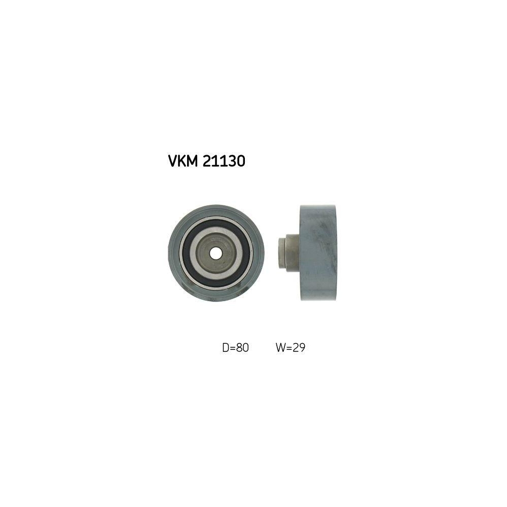 Umlenk-/F&uuml;hrungsrolle, Zahnriemen SKF VKM 21130 f&uuml;r AUDI SEAT SKODA VW VW (FAW)