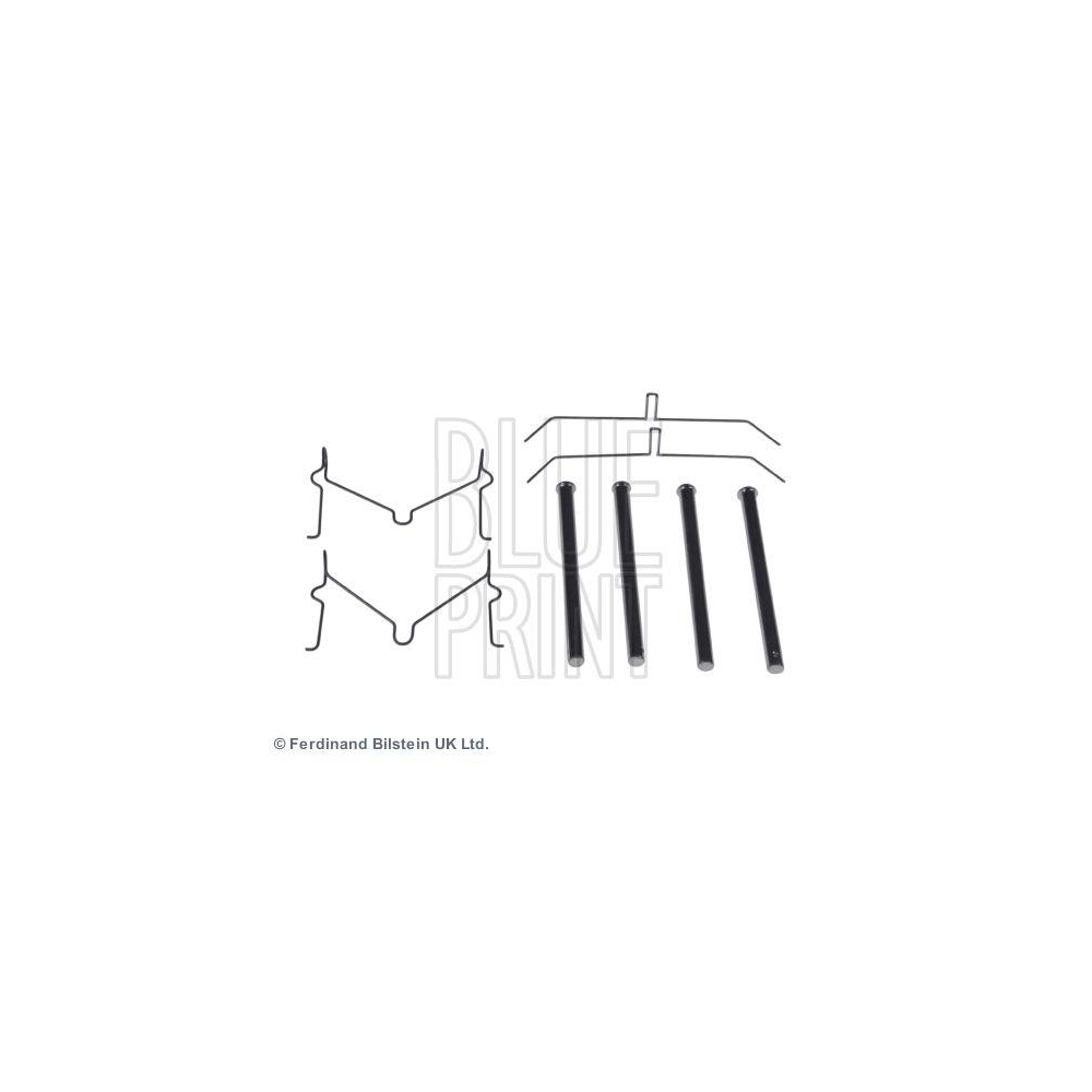 Zubeh&ouml;rsatz, Scheibenbremsbelag BLUE PRINT ADT348611 f&uuml;r, Vorderachse