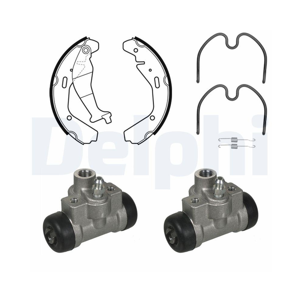 Bremsbackensatz DELPHI KP1111 für, Hinterachse