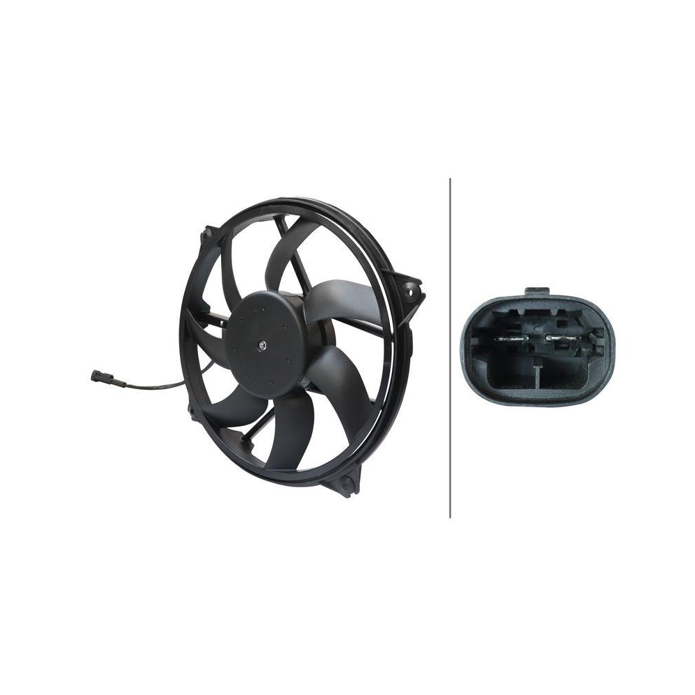 HELLA Lüfter, Motorkühlung 8EW 366 420-001 für CITROËN PEUGEOT DS