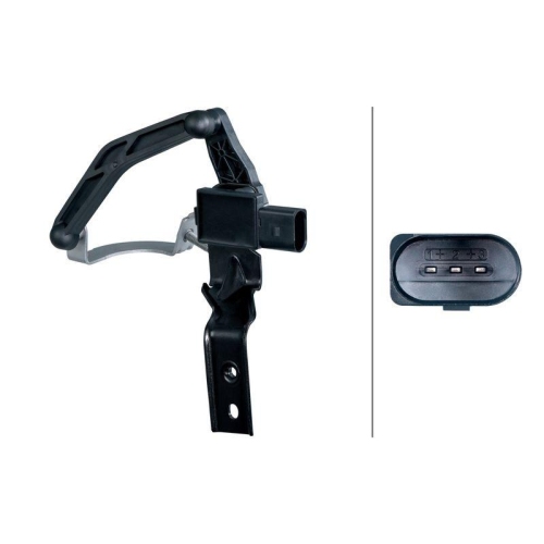 HELLA 6PM 012 699-301 Sensor, Leuchtweitenregulierung f&uuml;r VAG, Vorderachse links